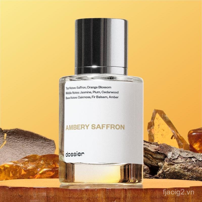 Ambery Saffron, Dossier, Nước hoa trung tính, Eau de Parfum, 50ml-100ml-150ml, Saffron, Oakmo AE4W