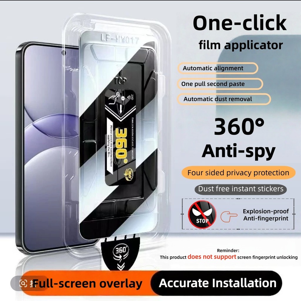 Phim kính cường lực chống nhìn trộm 360 độ cho Oppo A54 4G A55 A55S A56 A57 5G A57 4G 2022 A58 A59 A
