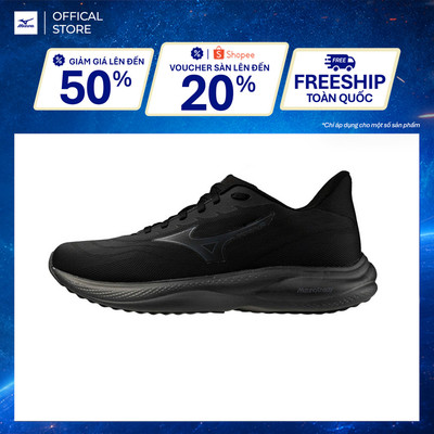 Giày Chạy Bộ Unisex Mizuno Mizuno Revolt 4 - Đen - J1GC251432