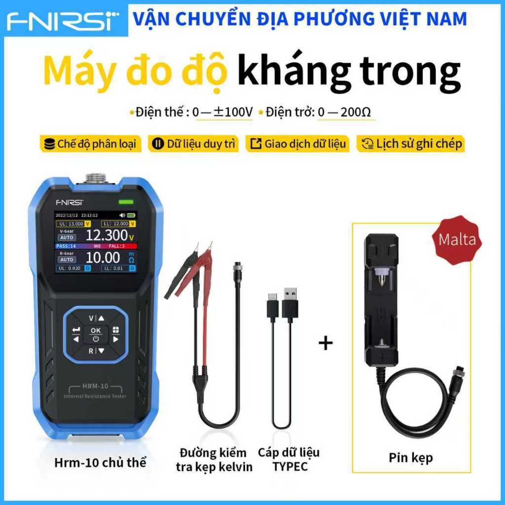 [Internal Resistance Tester + Battery Holder] FNIRSI Lithium Battery Internal Resistance Tester: Hig