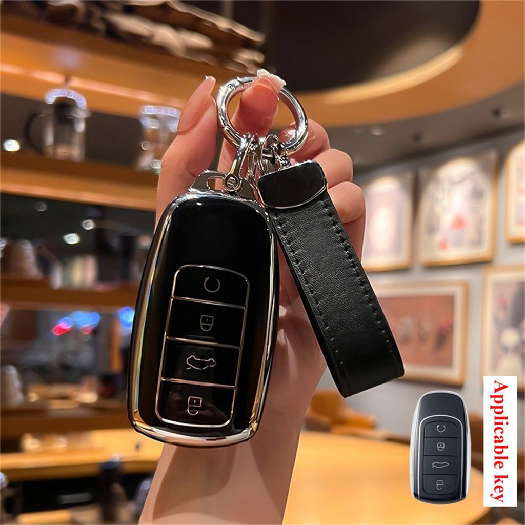 Vỏ chìa khóa ô tô TPU Vỏ điều khiển từ xa ô tô cho Chery C5 Ev / Tiggo 8pro / Tiggo 7pro / omoda 5 /