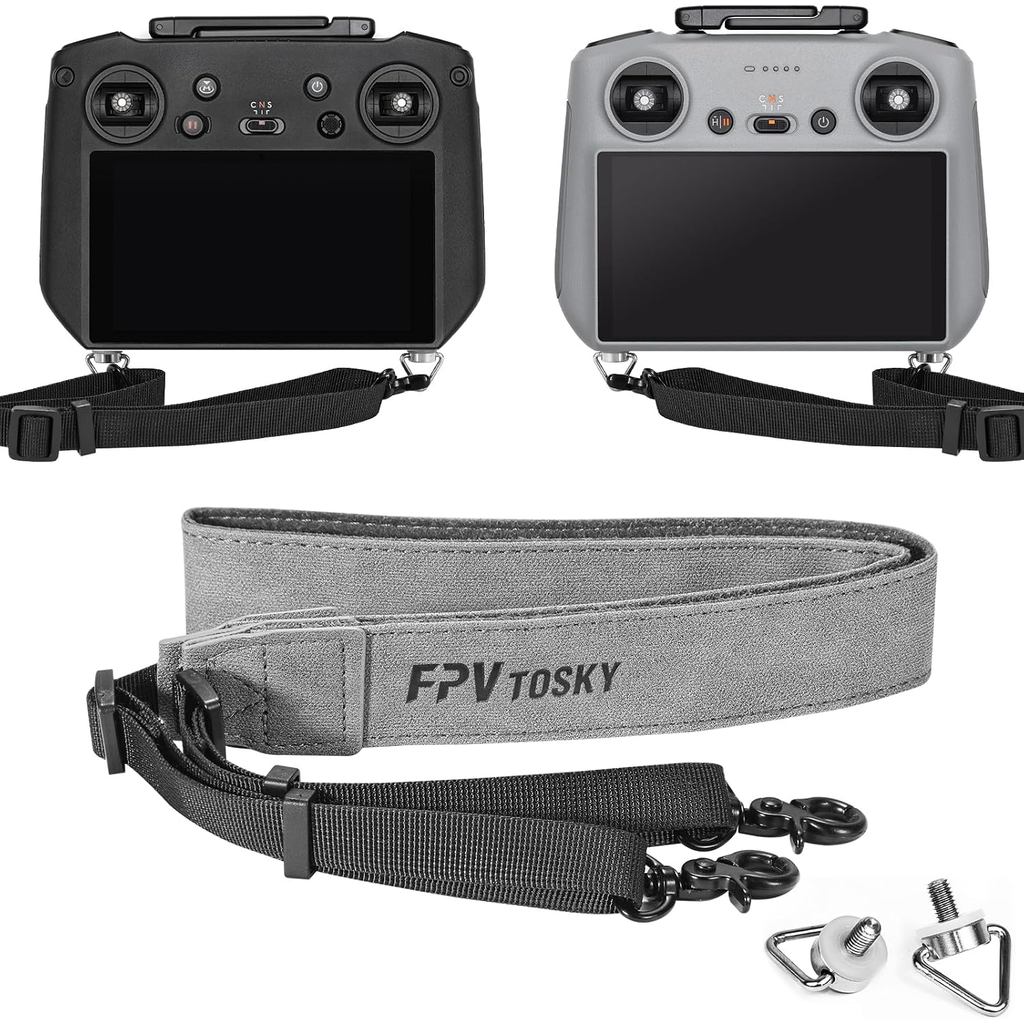 Dây buộc FPVtosky cho DJI RC 2 & RC & RC Pro 2, Dây đeo cổ RC Mini 5 Pro, Dây da mềm Tương thích với