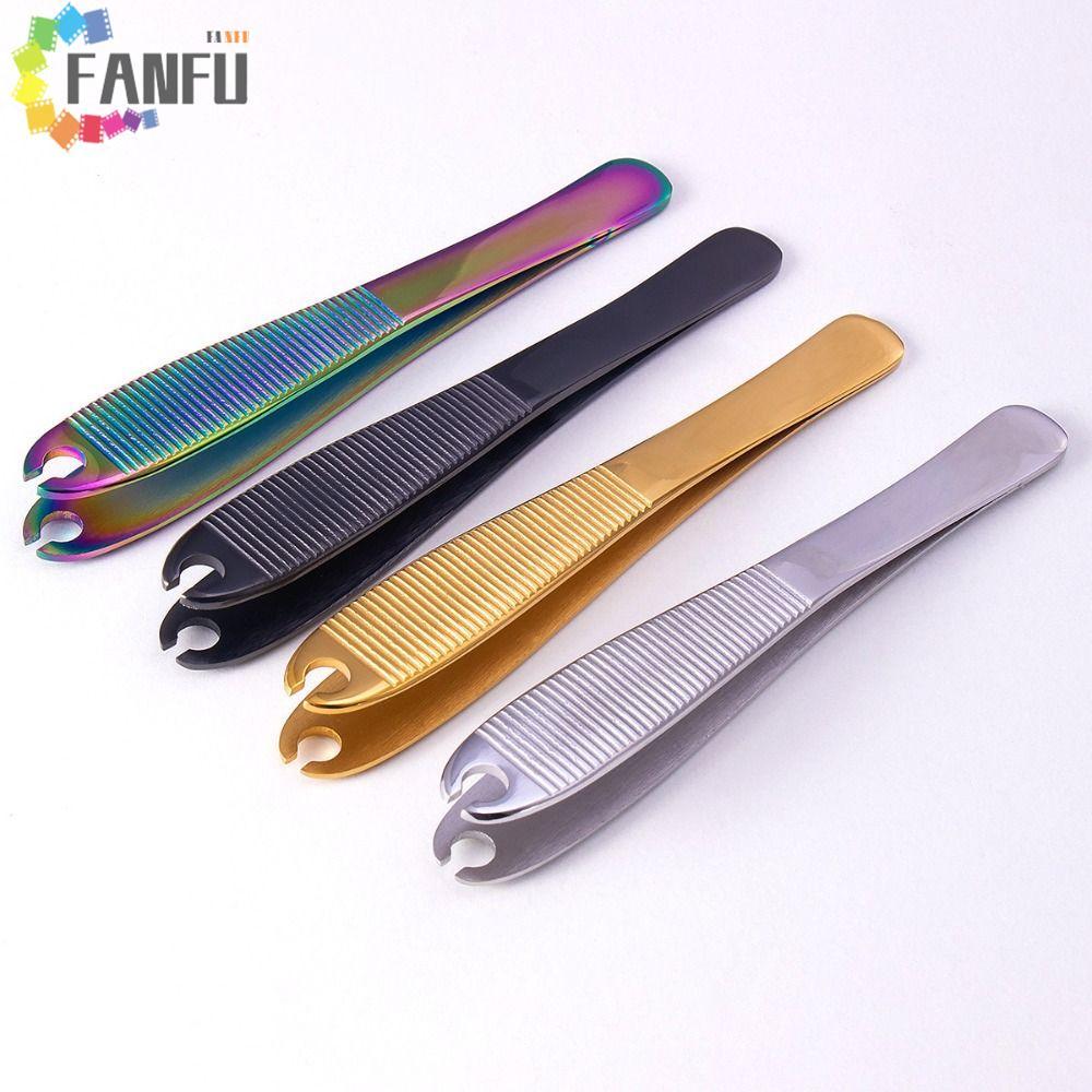 FANFUZOUZU Body Piercing Tool, Thép không gỉ Septum Piercing Tool Da Forceps, Sáng Tạo Ống Thông Đo 