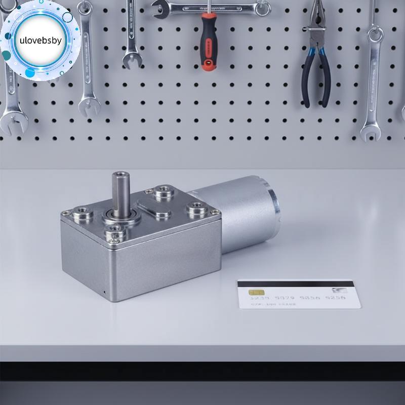 Ulovebsby 370 Worm Geared Motor Reversible Mô-men xoắn cao DC 6 / 12V 5-150RPM Động cơ giảm tốc có t