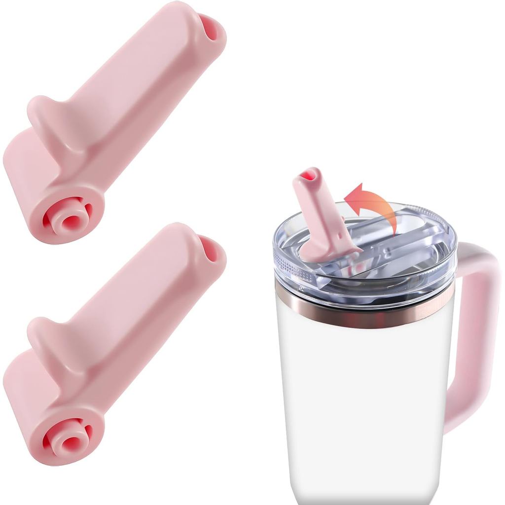 2 Cái Ống Miệng Thay Thế Cho Stanley Quencher ProTour 30oz 40oz, Nắp Ống Hút Nhựa Cắn Van Vòi Cho Ta