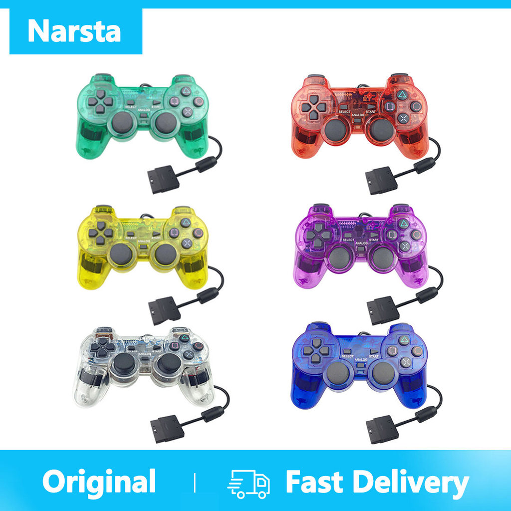 Tay cầm chơi game có dây Narsta cho bộ điều khiển PS2 cho cần điều khiển Mando PS2 / PS2 cho Playsta