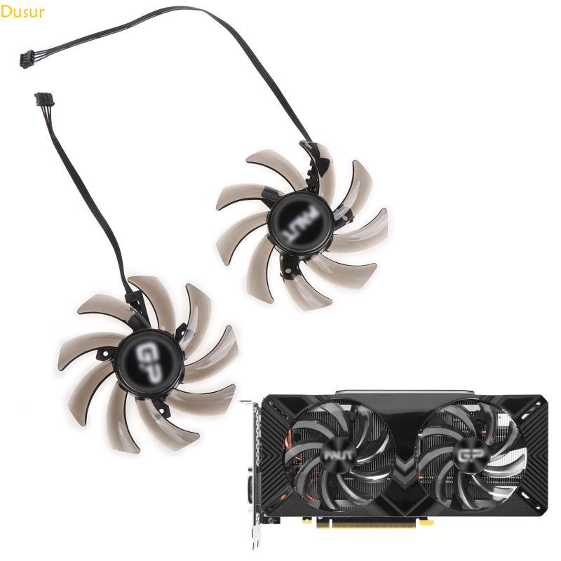 Dusur 2 Chiếc 85MM GA91S2U VGA Quạt Cho PALiT Cho PNY GTX 1660 TI Super RTX 2060 2070 RTX2060 Card Đ