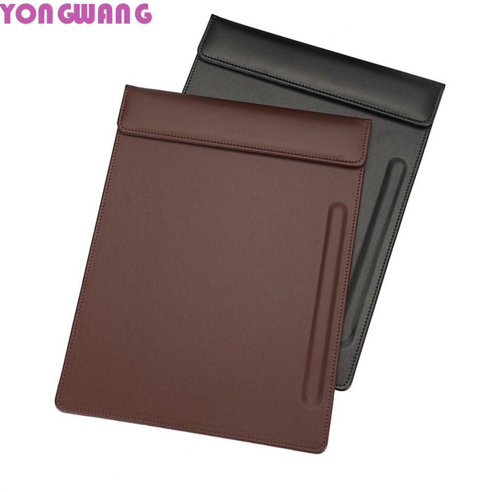 Thư mục giấy YONGWANG66HR, Bảng viết từ tính bằng da PU, Hộp đựng bút chống nước Di động Bền bỉ Thư 