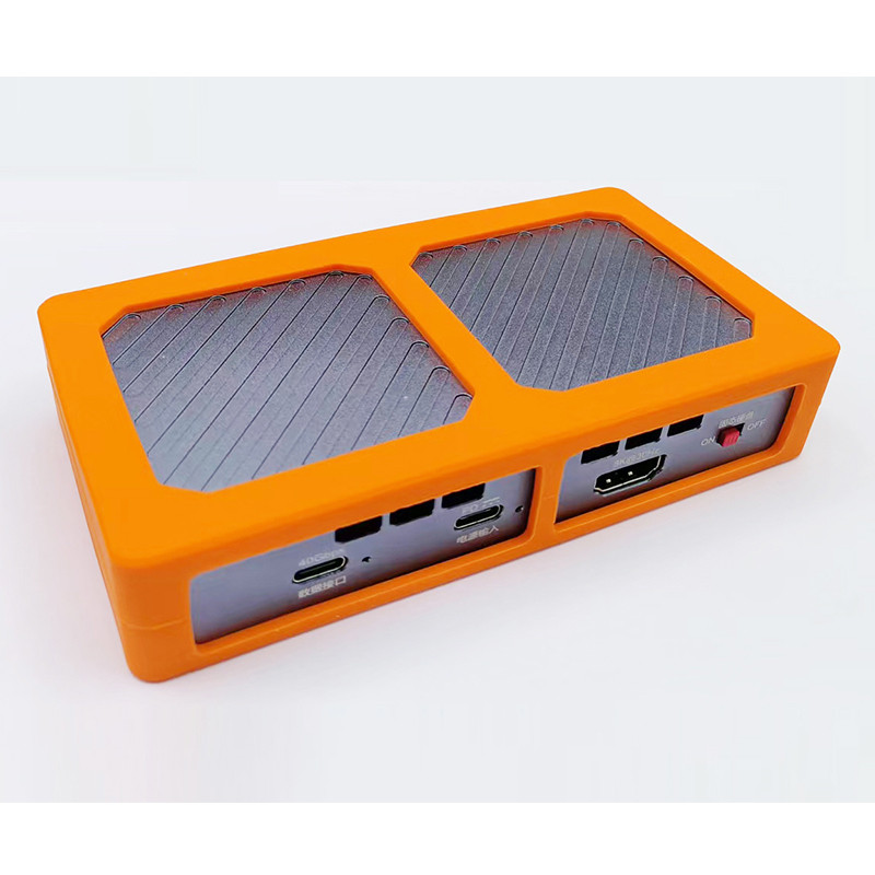 Mihelun 9339 Thunderbolt 3 Hộp Đĩa Cứng Docking Station Đầu Đọc Thẻ Hộp Bảo Vệ Đĩa Cứng Silicon Chuy
