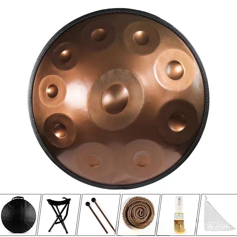 Trống handpan chuyên nghiệp handpan Đàn handpan được rèn thủ công440Hertz432Hertz22Inch18Đĩa cầm tay