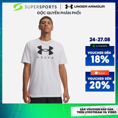 Áo Thun Nam Under Armour Hoops Logo - 6011245-100