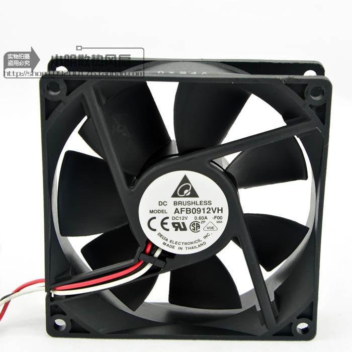 DELTA DELTA AFB0912VH 9025 9cm 0.6A 12V Quạt bóng đôi âm lượng không khí cao
