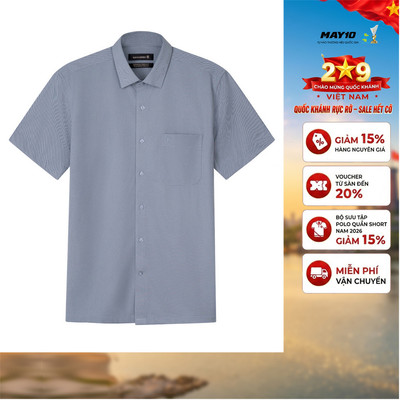 Áo Sơ mi nam cộc tay May 10 form RegularFit mã AM174FL