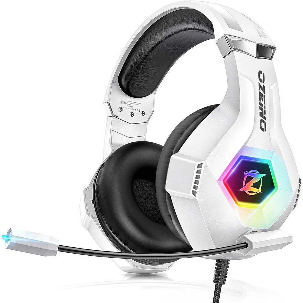 Ozeino Gaming Headset for PC, Ps4, Ps5, Xbox Headset with 7.1 Surround Sound Gaming Headphones with 