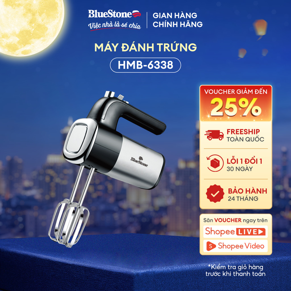 MÁY ĐÁNH TRỨNG BLUESTONE HMB-6338