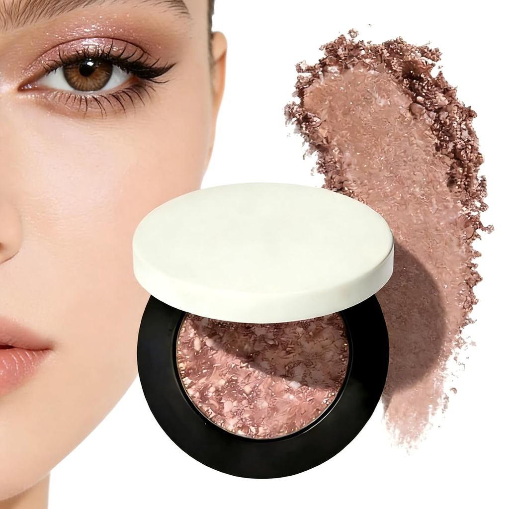 MulticolorMetalEyeshadow – Bảng phấn mắt đa màu có thể xây dựng, DimensionalLong-Wear, ShimmeringMet