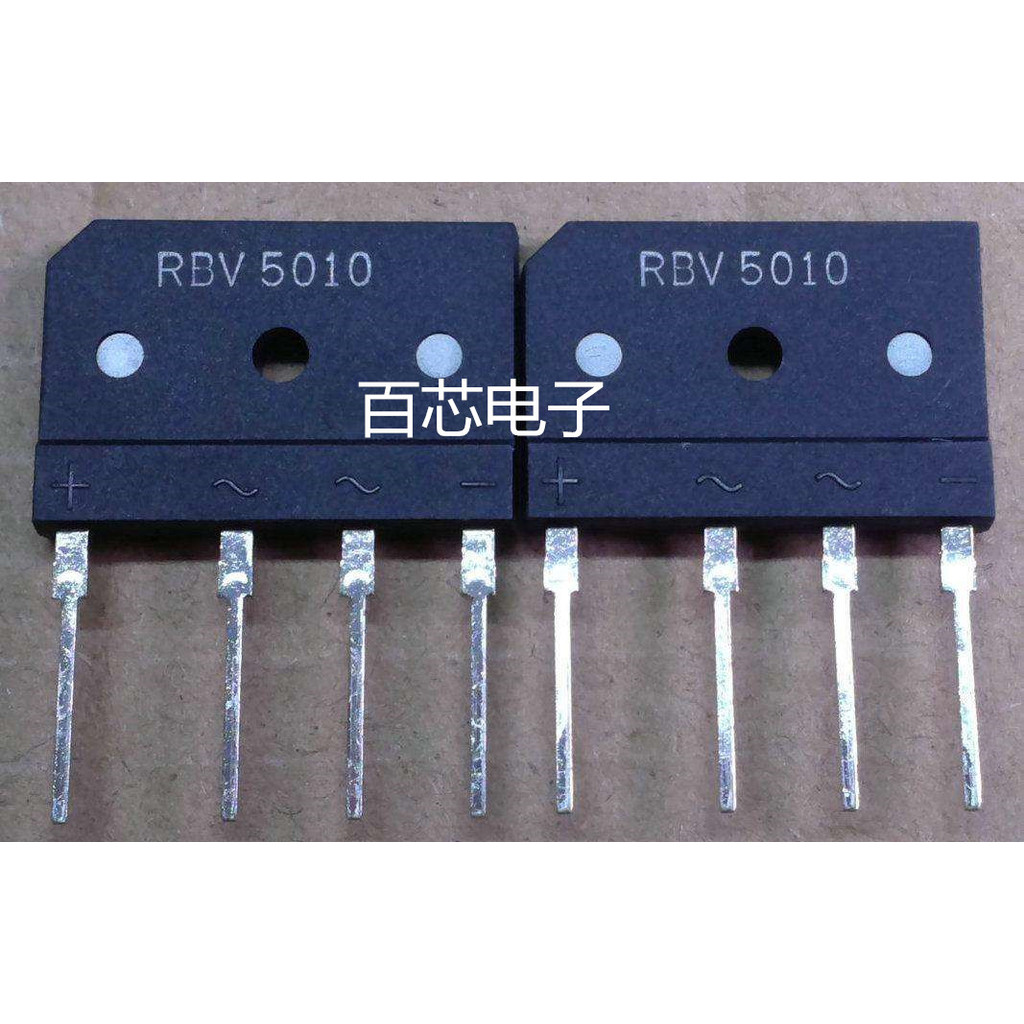 Chính Hãng Chính Hãng Chính Hãng Chỉnh Lưu Cầu Ngăn Xếp RBV5010 RBV5006 Bộ Khuếch Đại Công Suất Chỉn