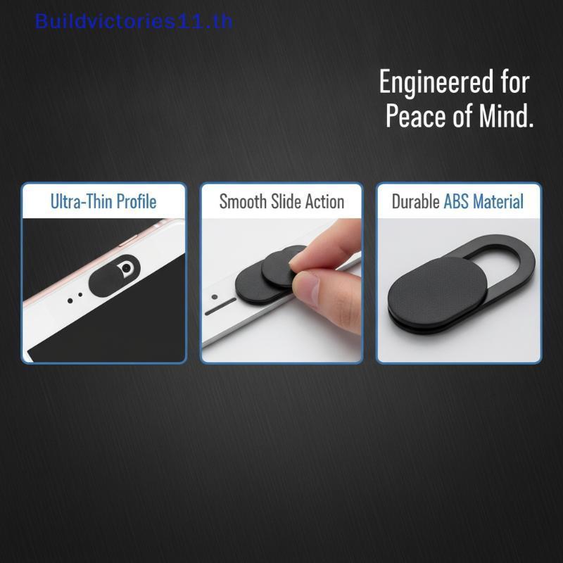 Buildvictories11 20 Chiếc Đa Năng Siêu Mỏng Laptop Camera Cover Trượt Riêng Tư Webcam Stiers Forpute