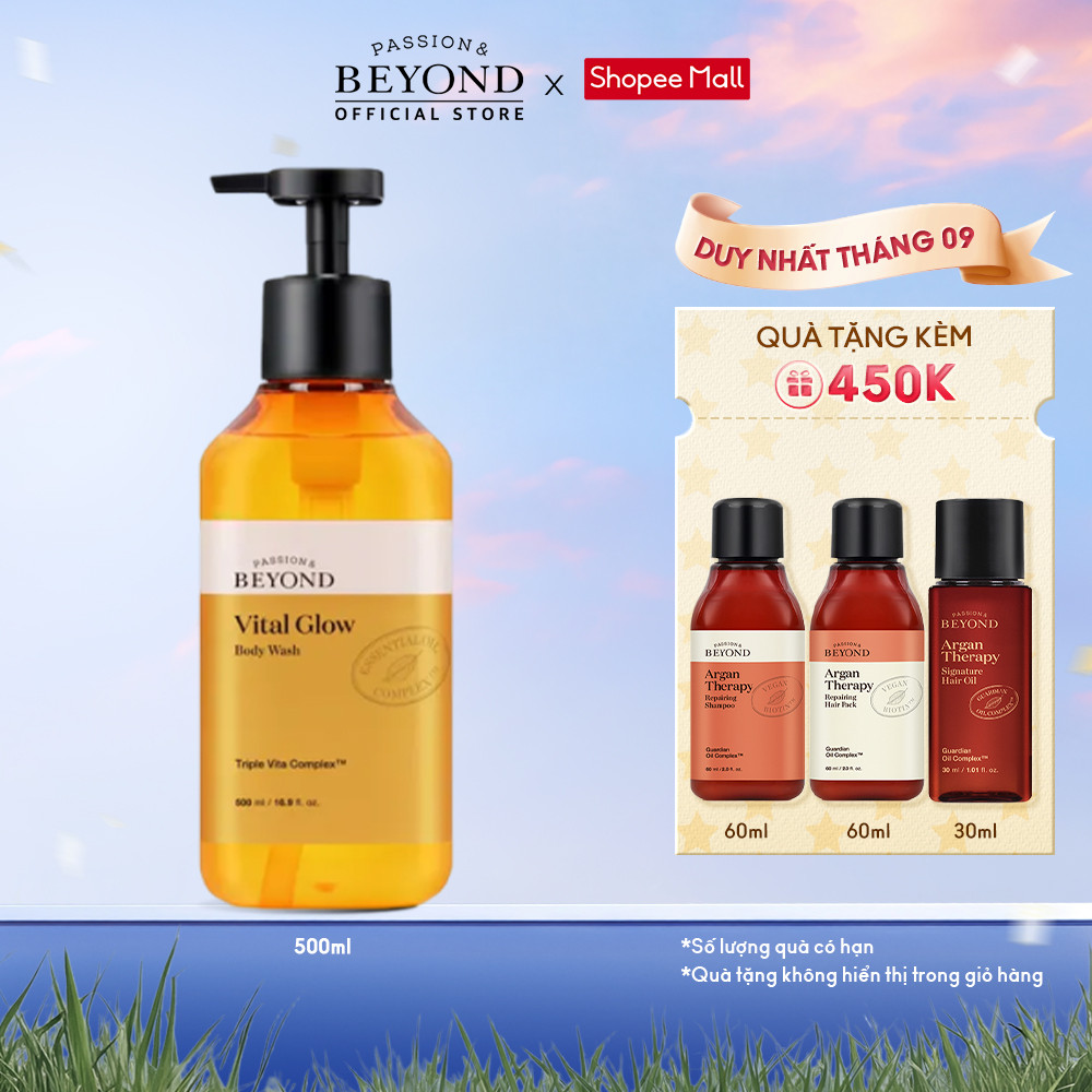 [Beyond Official] Sữa tắm làm sáng dưỡng ẩm Beyond Vital Glow Body Wash 500ml