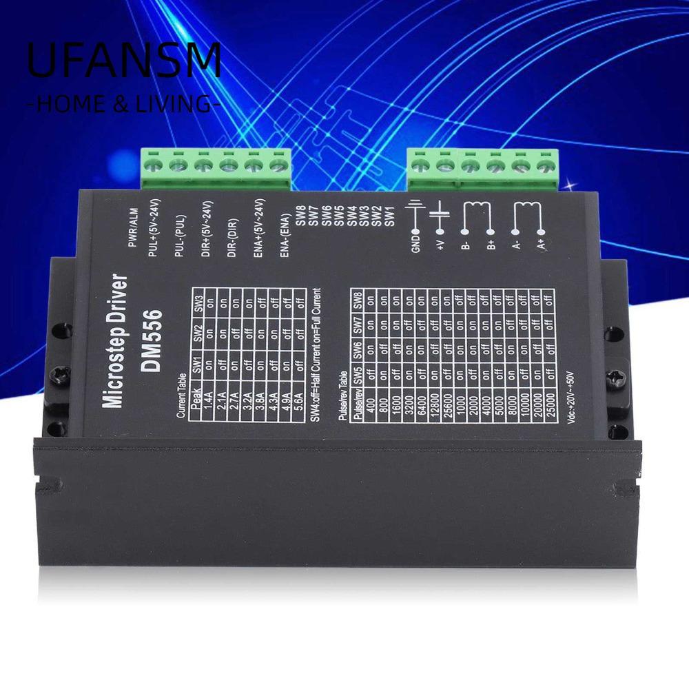 Trình điều khiển động cơ bước UFASM, Trình điều khiển bước vi bước 24-50VDC 2.1A-5.6A, Thiết thực 2 