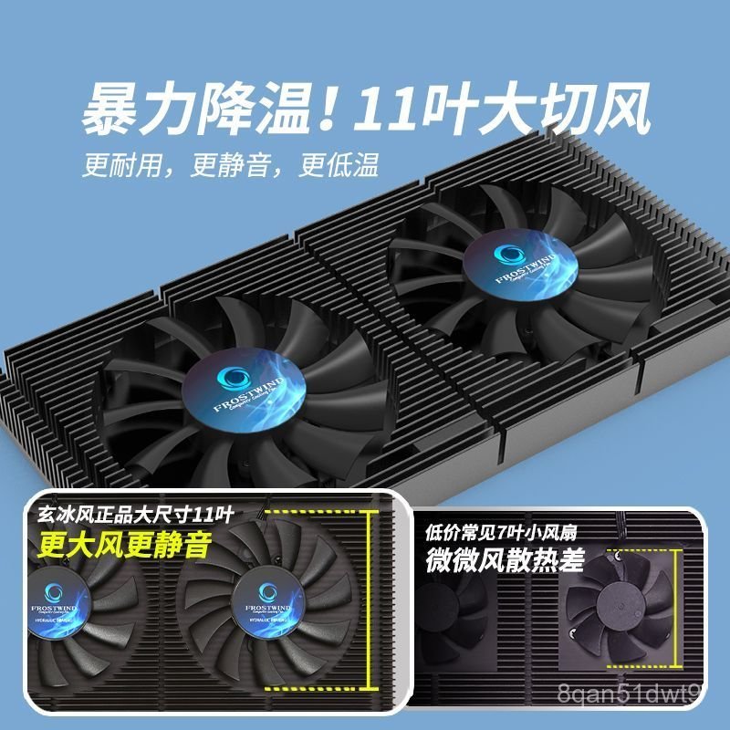 Tản nhiệt mặt sau card đồ họa quạt GPU 3090 làm mát VRAM A6000 tĩnh âm giao nhanh bán chạy