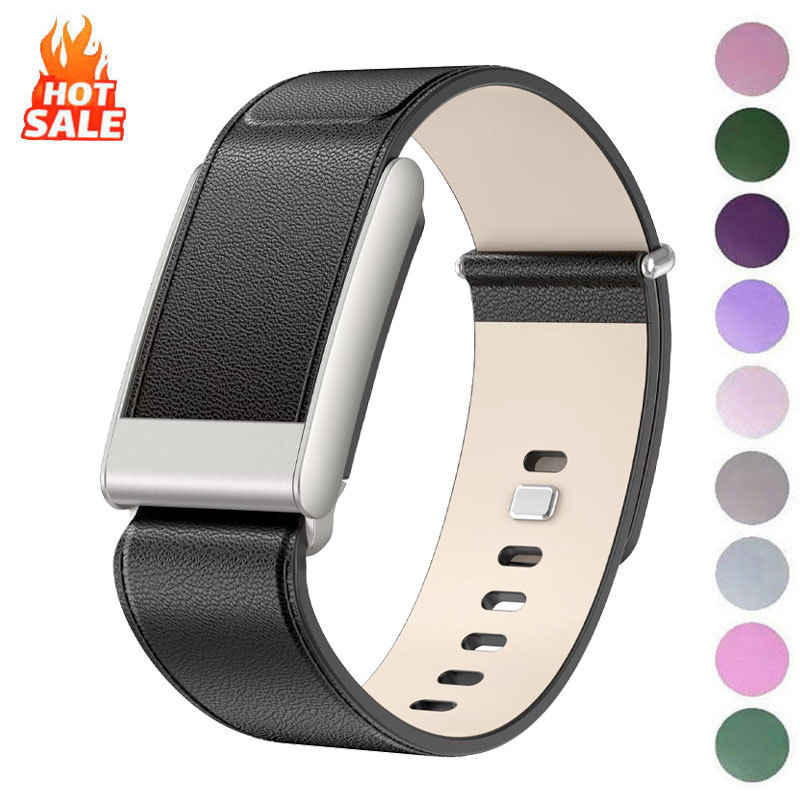 Dây đeo đồng hồ Dây da thật cho Whoop 5.0 Tương thích với Dây đeo cổ tay WHOOP ONE Theo dõi sức khỏe