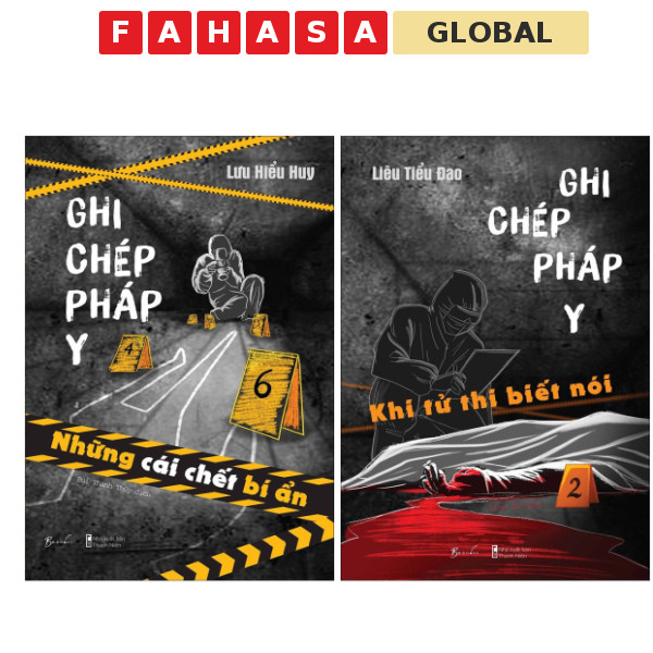 Sách - Combo Sách Ghi Chép Pháp Y (Bộ 2 Cuốn)