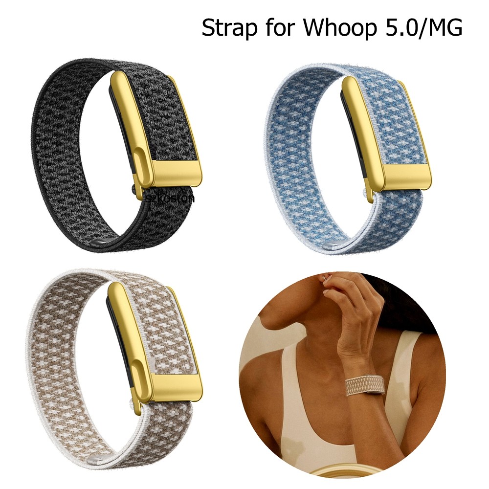 Dành Cho Whoop 5.0 / MG Dây Đeo Đồng Hồ Vòng Dây Mềm Tương Thích Với WHOOP ONE Dây Đeo Tay Theo Dõi 