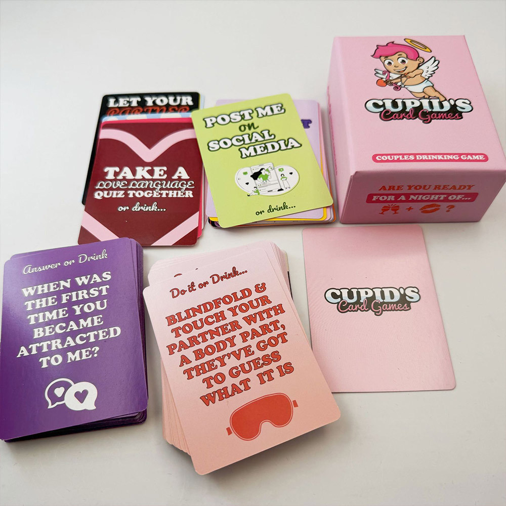 Cupid's Card Games Couples Drinking Game for Date Nights