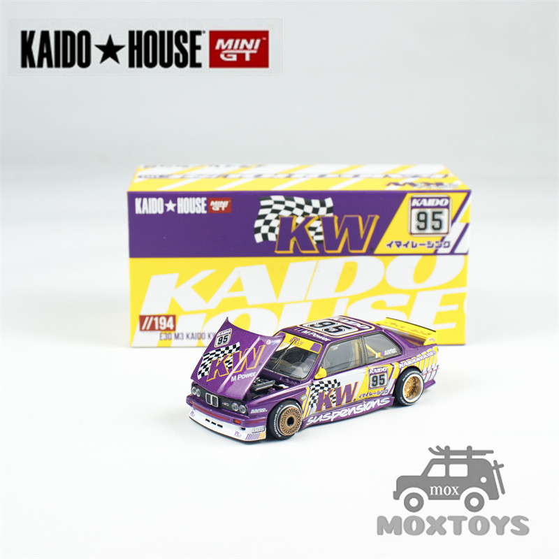 Kaido House x MINI GT 1: 64 M3 Kaido KW V1 Xe mô hình Diecast