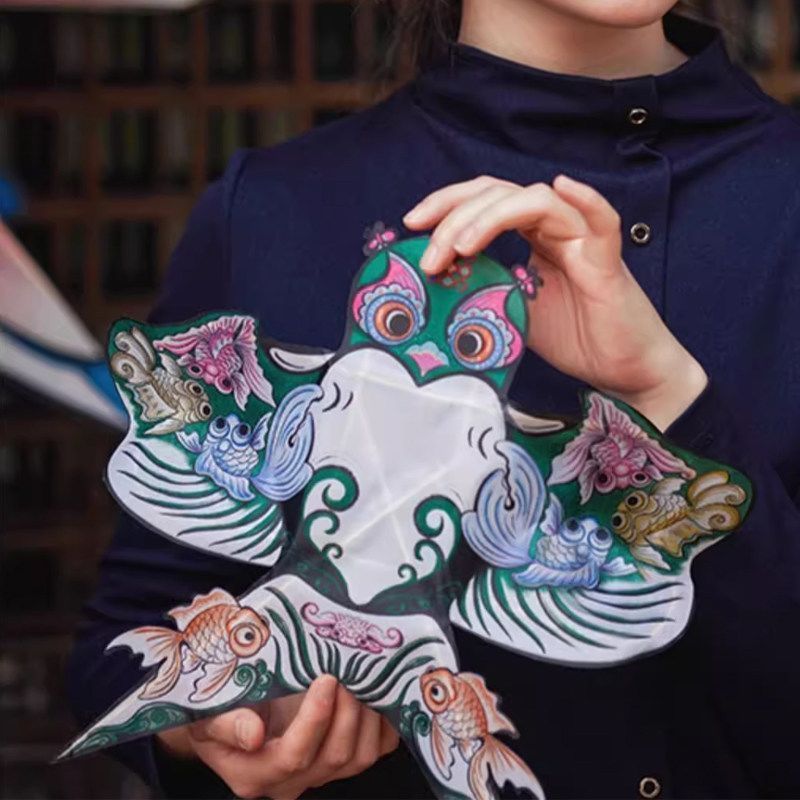 Wang 's Hand-Created Diều DIY Gói Chất Liệu Truyền Thống Handmade Giấy Nhỏ Diều Shop Non-Relic Tre B
