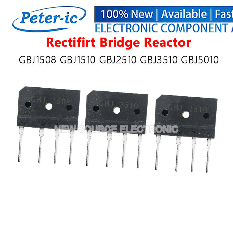 (1 cái) Lò phản ứng cầu Rectifirt GBJ1508 GBJ1510 GBJ2510 GBJ3510 GBJ5010