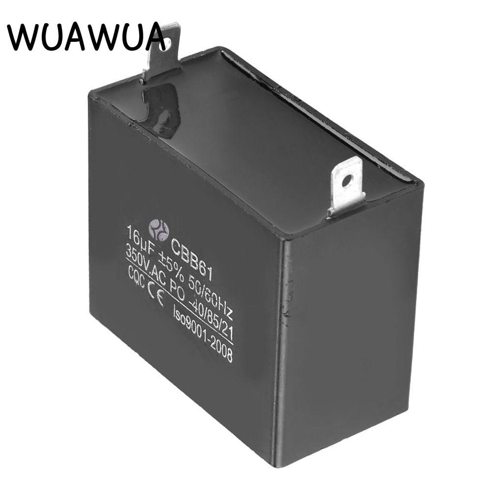 Tụ điện máy phát điện WUAWUA, Tụ điện CBB61 50 / 60Hz CBB61, Thành phần điện -40 / 85 / 21 350V AC 1