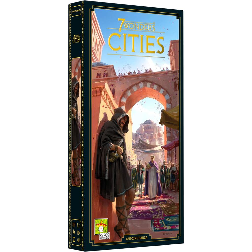 Asmodee 7 Wonders Cities Board Game MỞ RỘNG - Liên minh rèn luyện và mở rộng tầm ảnh hưởng của bạn, 