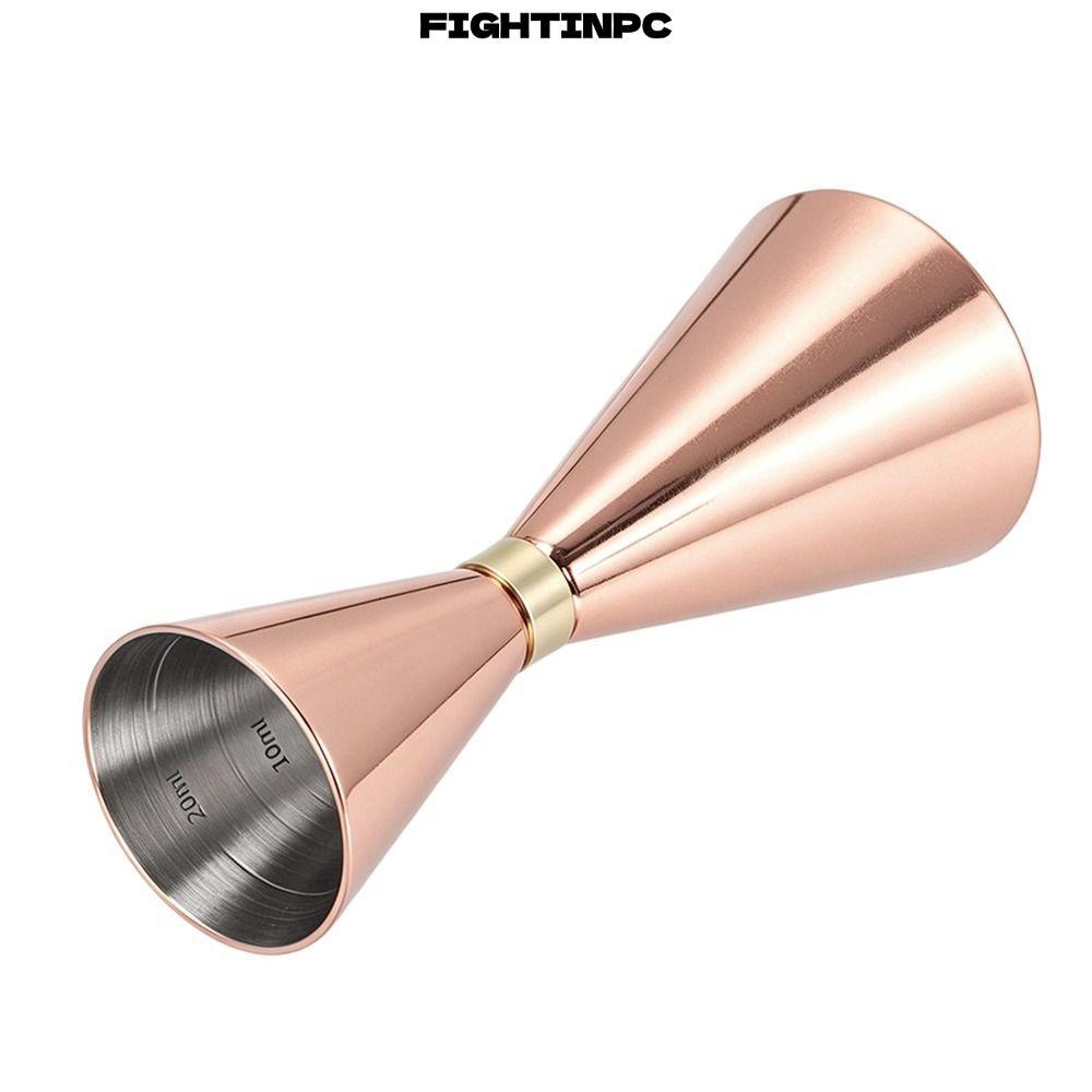 Jigger đo lường FIGHTINPC, thước đo bằng thép không gỉ bên trong Jigger Cocktail đôi, Thanh Jigger p
