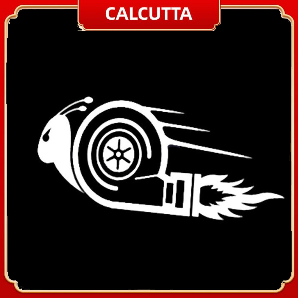 [calcutta] Decal phản quang xe máy Turbo Snail Racing sành điệu