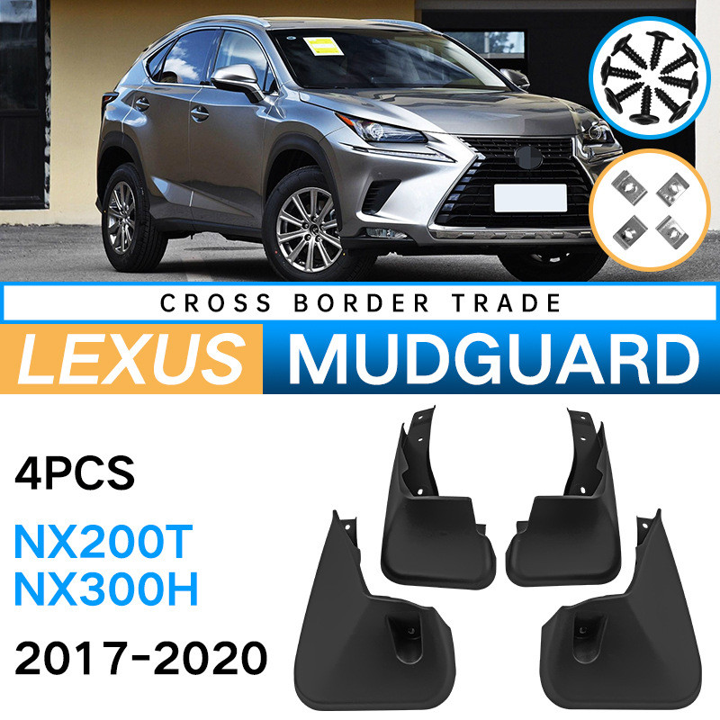 Chất Lượng Cao-Lexus NX200t NX300h 2017-2020 Chắn Bùn Bùn Nắp Bùn 4 Miếng Gói