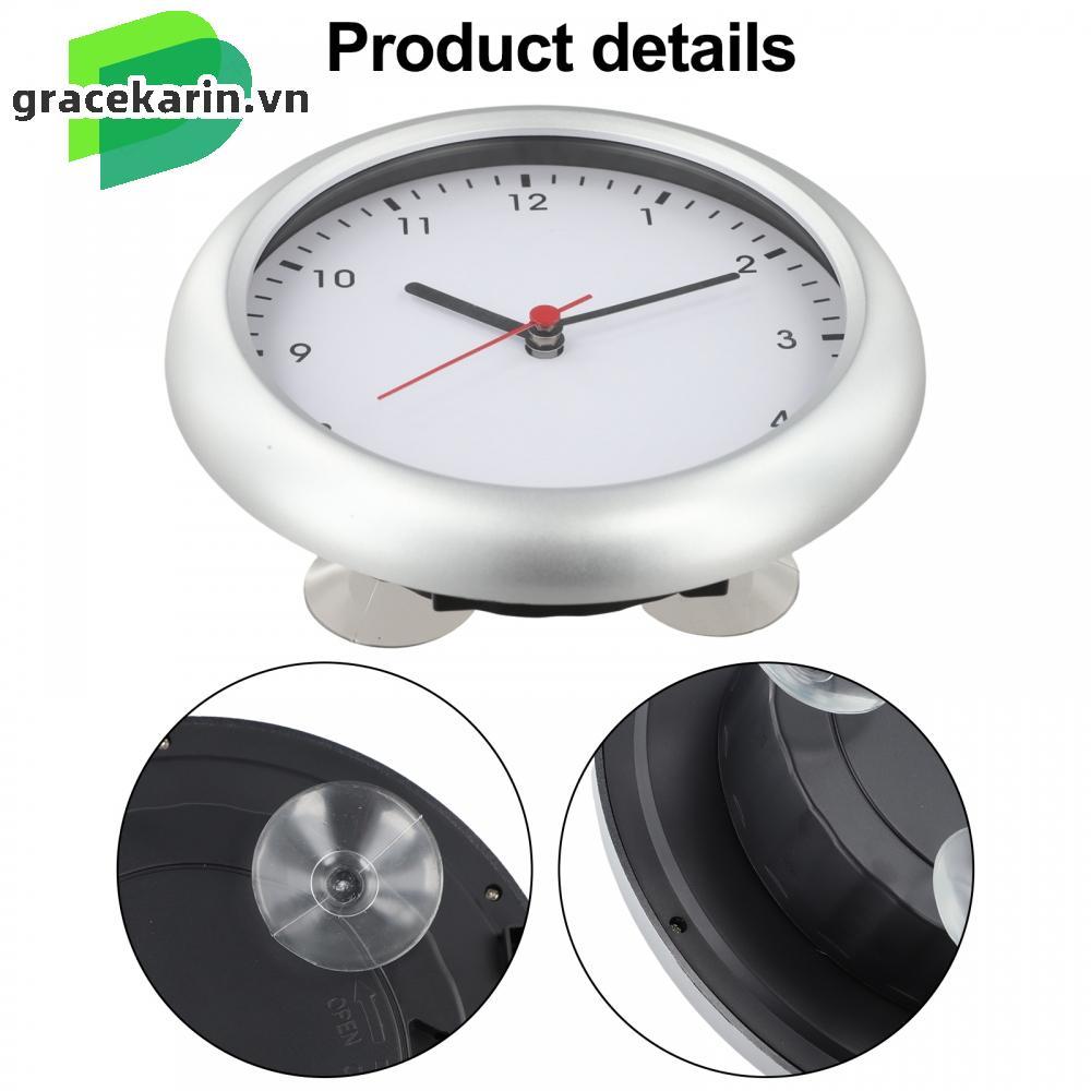 Dustproof Wall Clock Functional Decoration For Office Bathroom Wall Clock