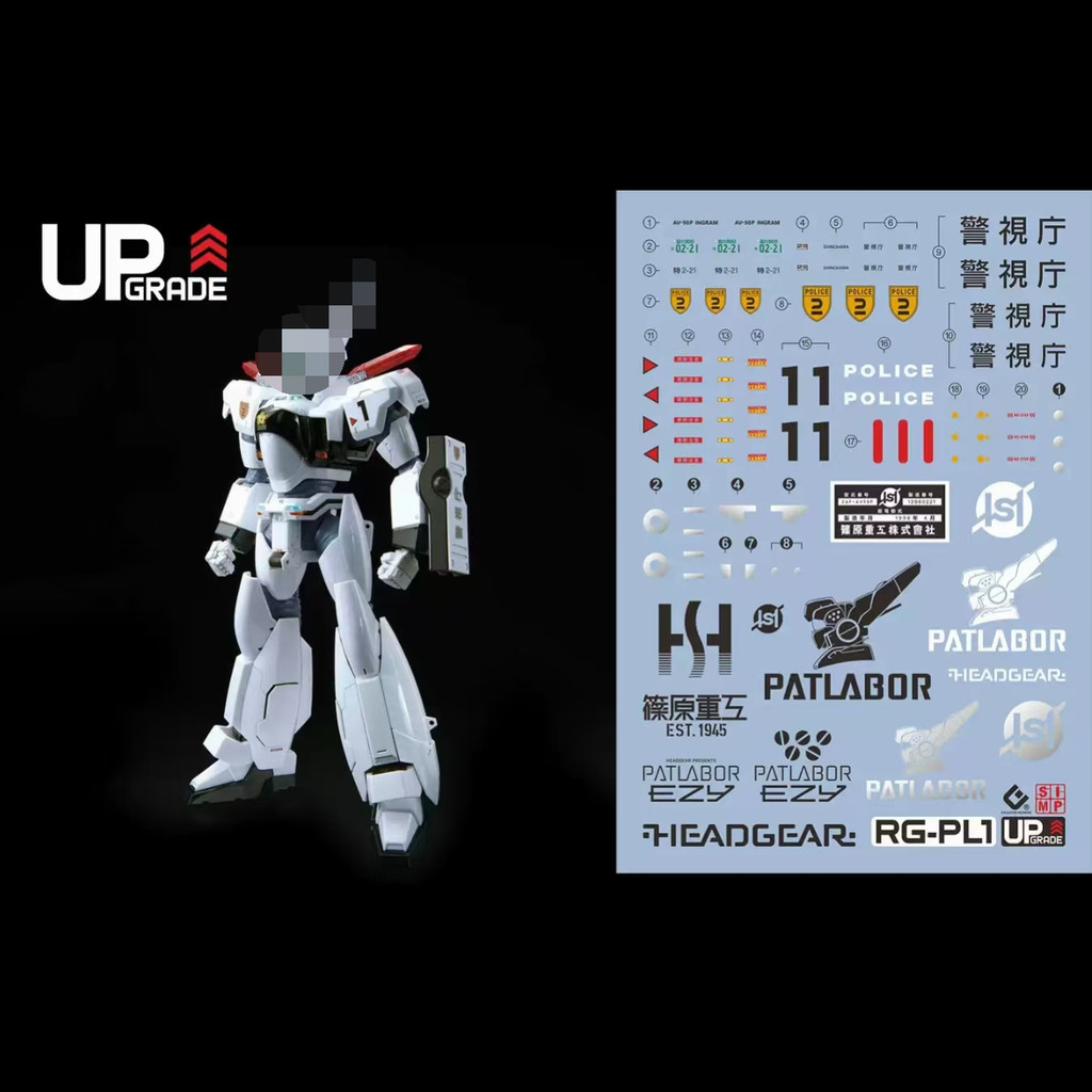 Decal trượt nước EVO phù hợp cho RG 1 / 48 AV-98Plus Ingram Plus EZY (Không bao gồm bộ dụng cụ) EVOR