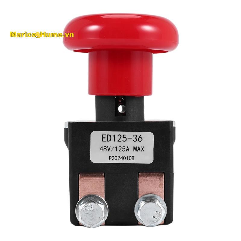 Công tắc dừng ngắt kết nối khẩn cấp ED125-36 48V 125A cho EZ30 E30 D40 EZ40 111551000800 Xe nâng điệ