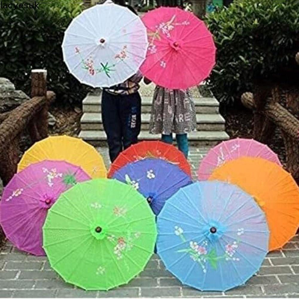 Ô dù giấy dầu LACYESUK, Ô dù nghệ thuật Trung Quốc 56 / 82cm truyền thống Trung Quốc, Phong cách cổ 