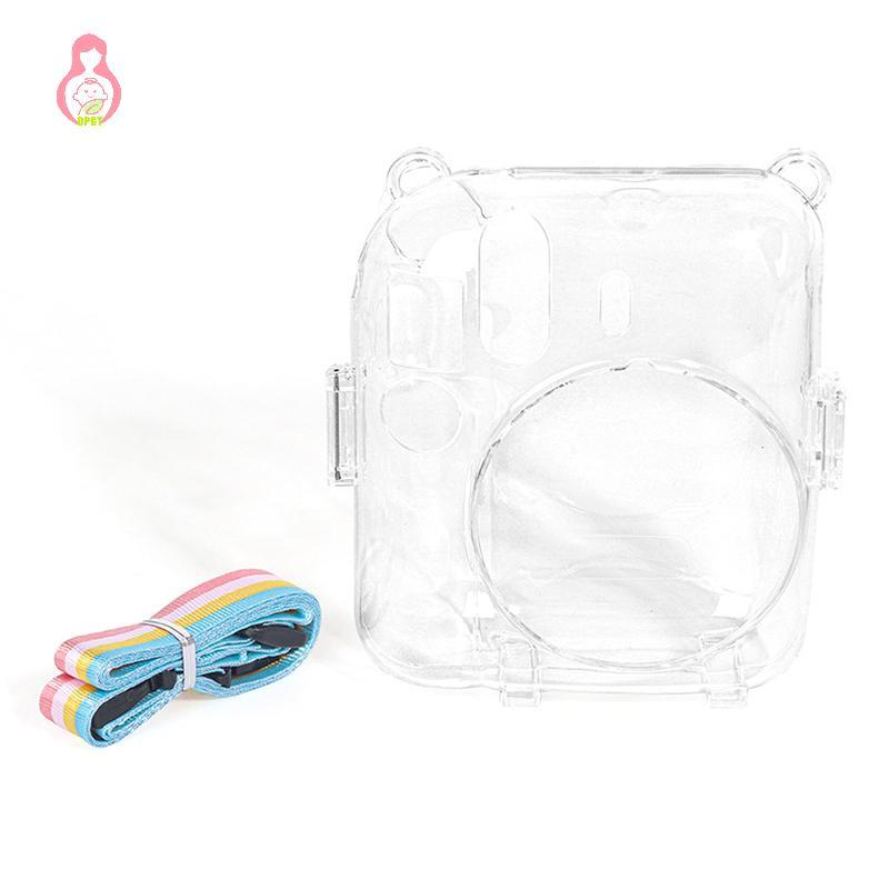 [DPGT] 1 Vỏ Máy Ảnh Pha Lê Sáng Bóng Cho Instax Mini 12 Túi Bọc Lấp Lánh Trong Suốt Có Dây Đeo Cho I