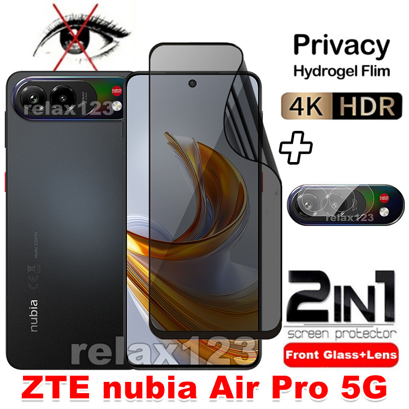 Dành Cho ZTE nubia Air Pro 5G Phim Hydrogel Chống Riêng Tư Và Camera Flim Cho ZTE nubiaAir Pro Nubia