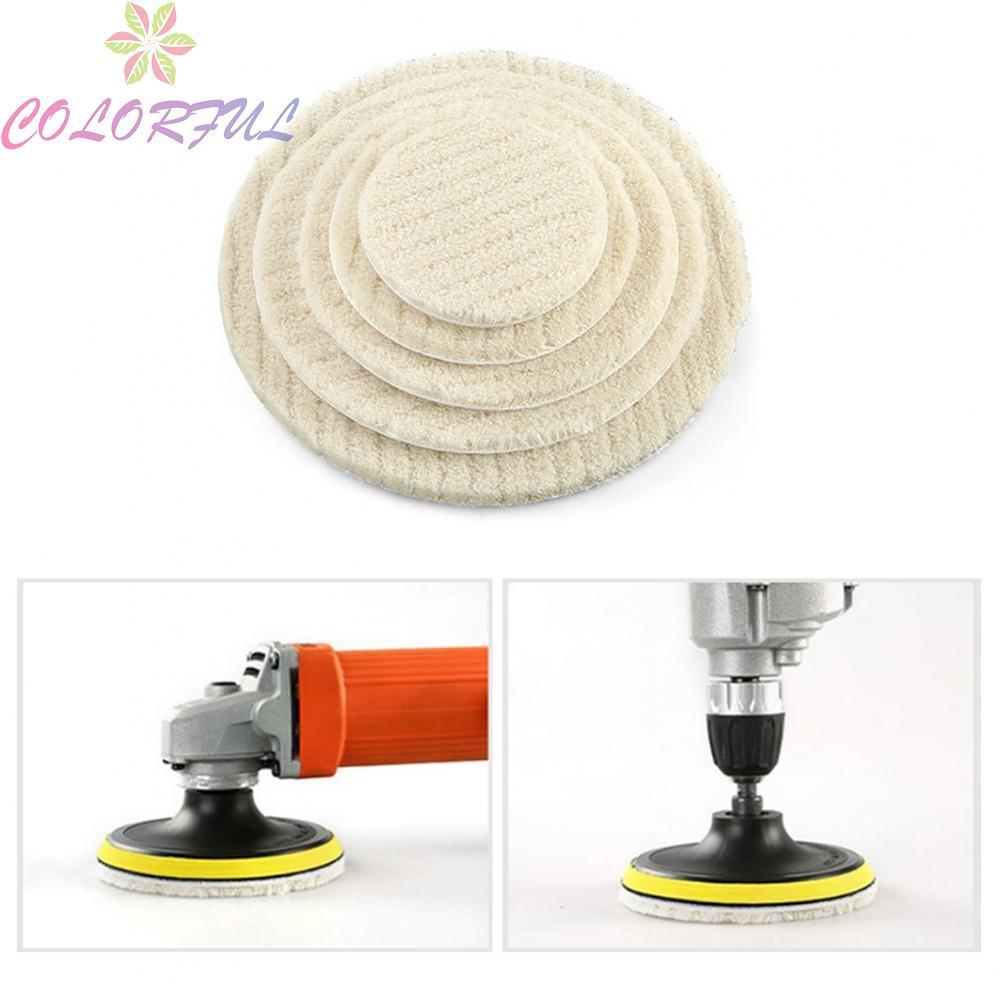 Achieve Mirror Like Finish 81mm Wool Buffing Pad for Glass and Metal Surfaces