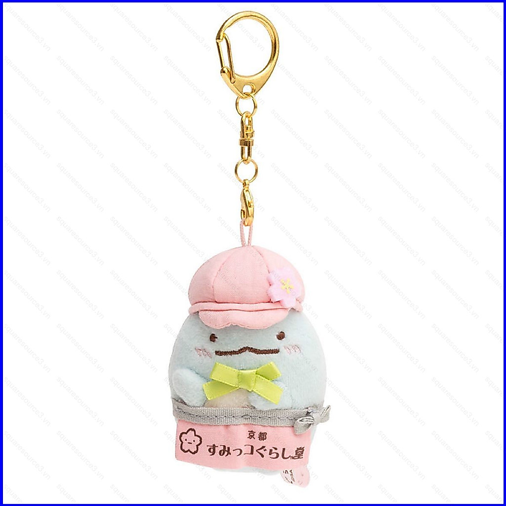 Sumikko Gurashi Kyoto Kiyomizu-zaka Limited Tokage Lizard Plushie Móc khóa Sakura Túi hoa quyến rũ