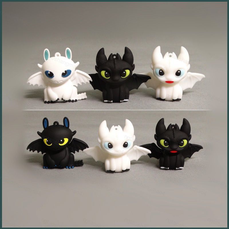 YT4 6 Chiếc Cách Huấn Luyện Rồng Của Bạn Nhân Vật Hành Động Ánh Sáng Fury Night Fury Không Răng Mô H