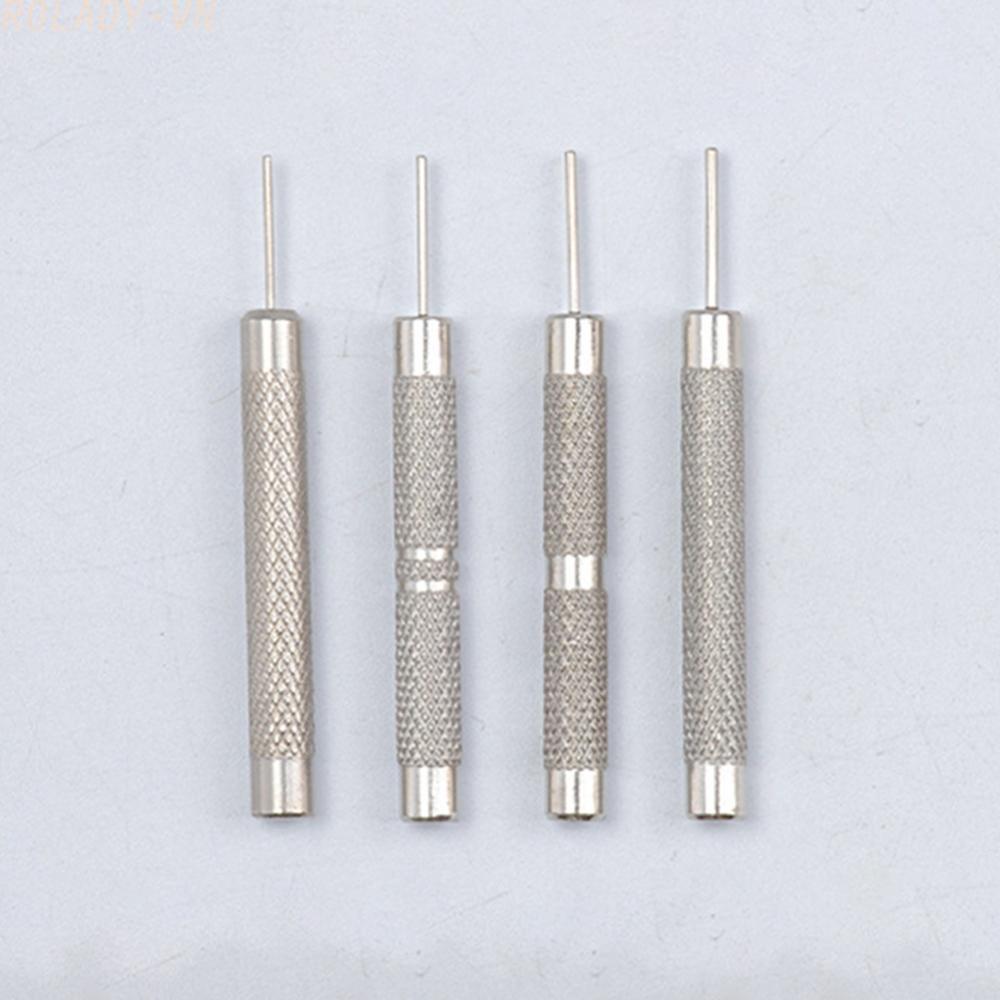 #ROYALLADY#Reliable Watch Bracelet Pin Remover Tool Kit 10Pcs Iron Pin Punches 0 7mm 1 0mm