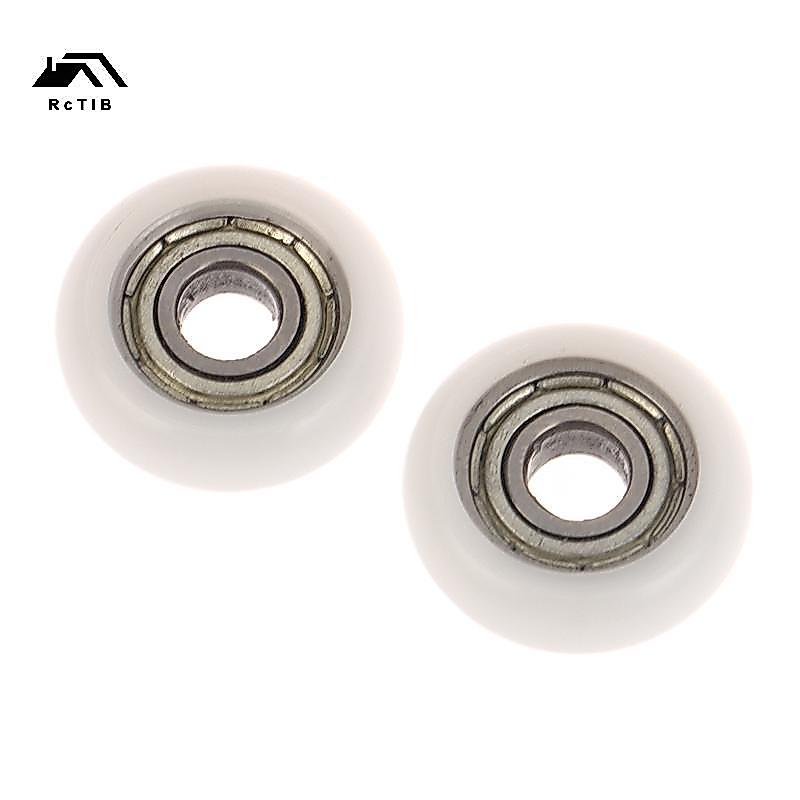 < RcTlB > 2 Chiếc 695ZZ 5x18x6mm POM Nylon Vòng Loại Bánh Xe Con Lăn POM Bọc 695ZZ Vòng Bi Ròng Rọc 