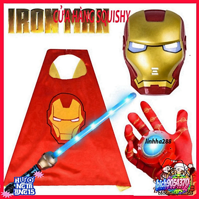 Đồ Chơi Đèn LED Iron Man 6 Mẫu + Áo Choàng Cực Phàm Siêu Anh Hùng

Hoặc:

Đèn LED Iron Man 6 Mẫu Áo 