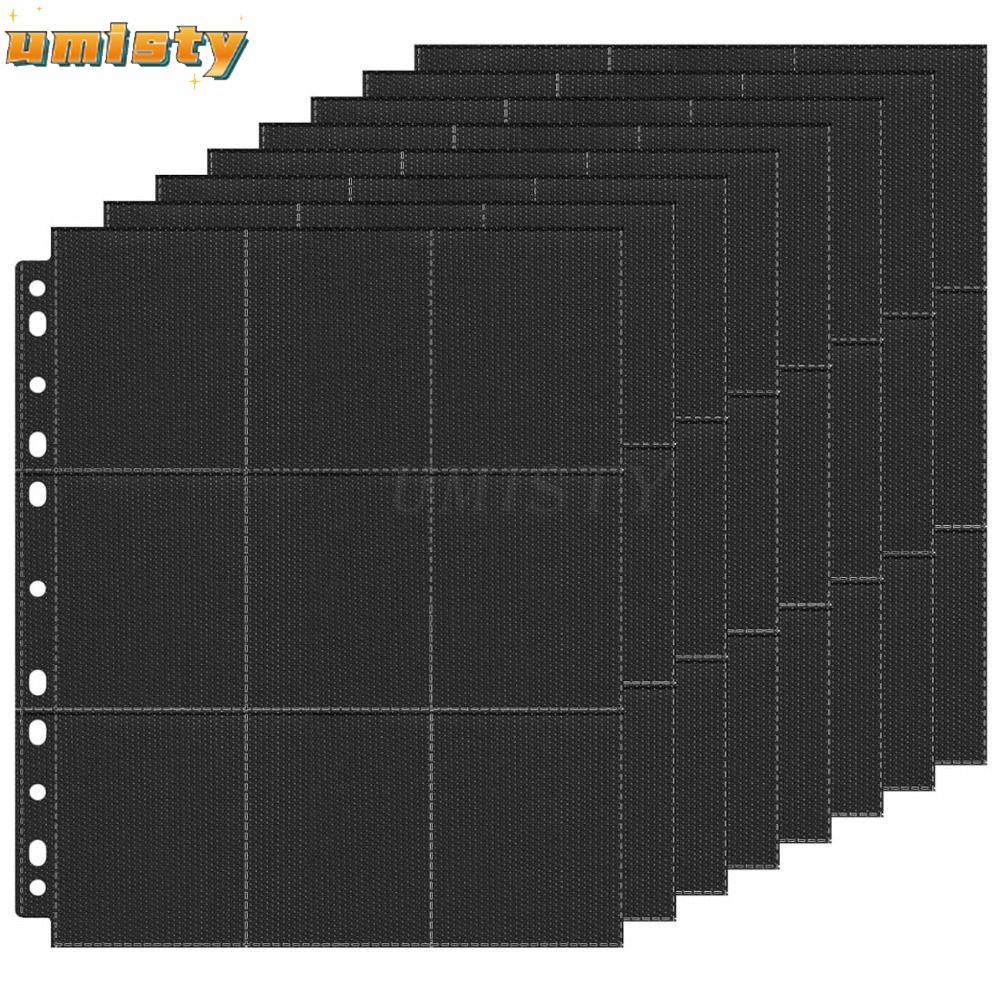 Trang nạp lại Album thẻ UMISTY 10 chiếc, Trang kết dính thẻ giao dịch gắn bên hông được gia cố, lõi 